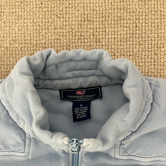 Men’s S, Vineyard Vines baby blue quarter zip - Picture 3 of 3